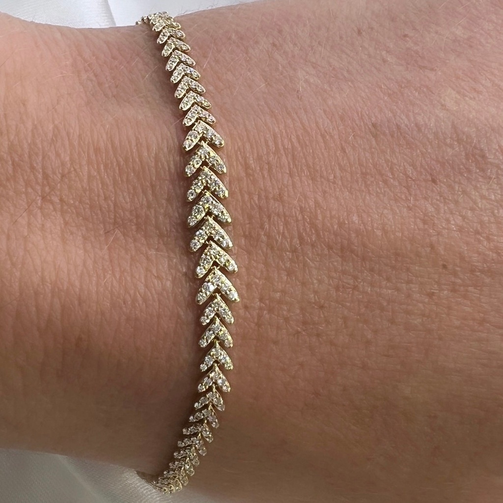 PULSERA Oro Amarillo 18 kilates, DIAMANTES