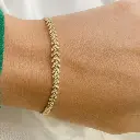 PULSERA RIVIERE Oro Blanco 18 kilates, DIAMANTES